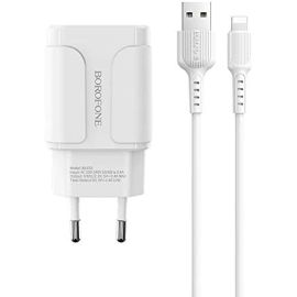 شاحن بيت2 منفذ USB مع كيبل تايب سي