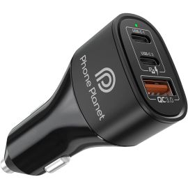 راس سيارة 3 مخارج PD USB