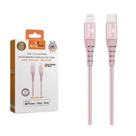 كيبل ايفون PD متر و عشرين قماش MOO MAX